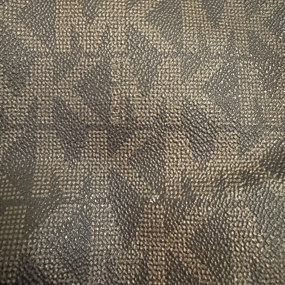 Michael Kors Brown Signature Tote with Gold Accents - Picture 3 of 12